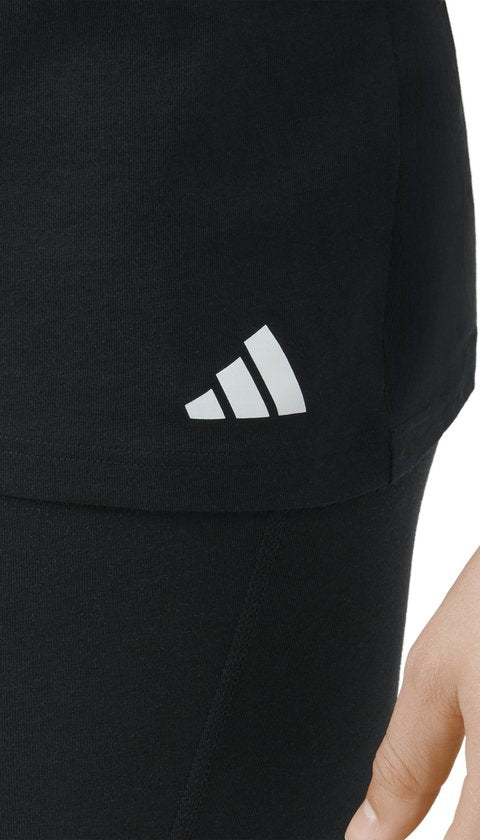 T-shirt à col rond adidas Sportswear, lot de 3 - Active Core Cotton - Sous-vêtements pour hommes - noir/blanc/gris chiné