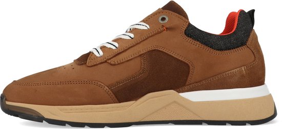 Bullboxer - Sneaker - Hommes - Cognac - 45 - Baskets