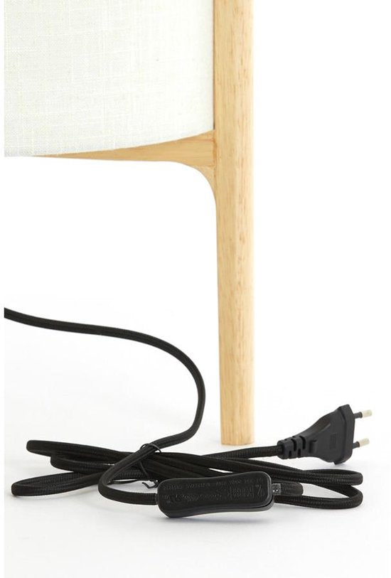 Lampe de table Light & Living marron - Bois - Ø 28 x 44 cm - E27