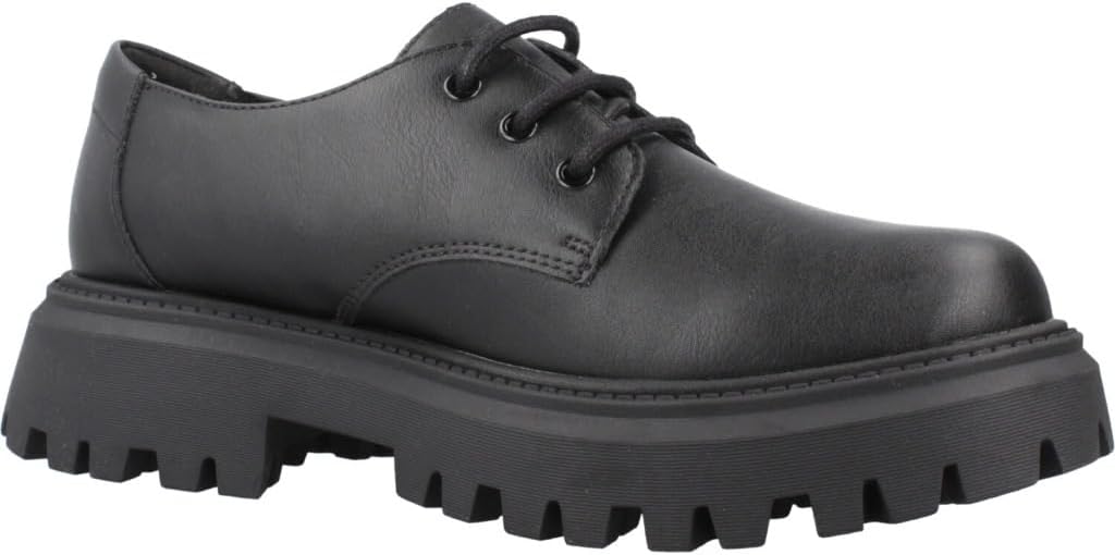 Chaussures Geox J Maquinnens Girl Uniform, robe, noires - Pointure 41 EU - Chaussures derby respirantes à enfiler