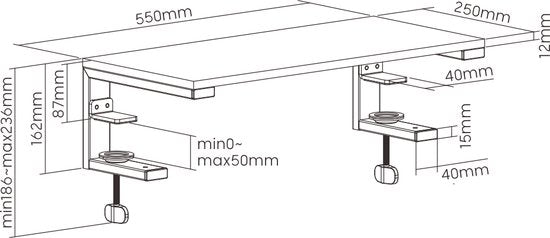 Support de moniteur 3 options de montage - support de moniteur - support de moniteur