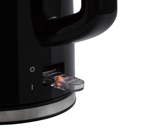 Tomado TWK1701B - Bouilloire en plastique - Noir - Capacité de 1,7 litre - 2200 watts - Indicateur de niveau d'eau