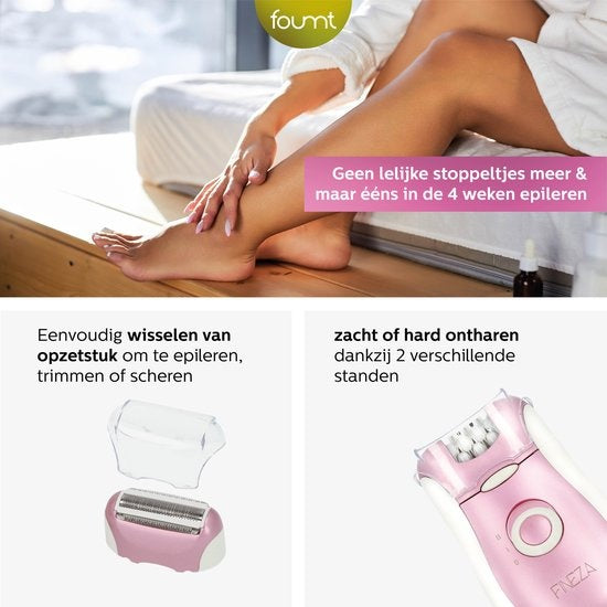 Fineza - Epilateur femmes - Rose