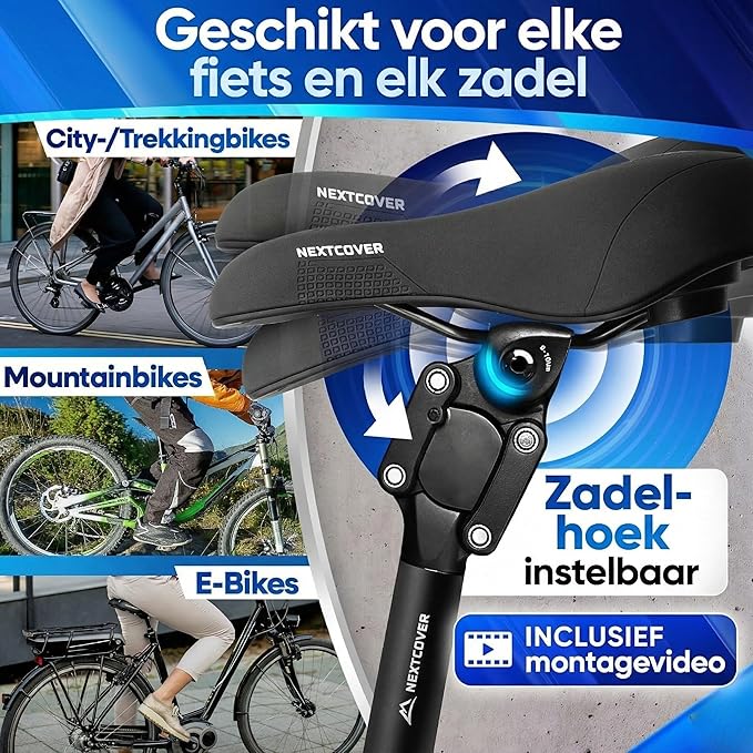 Tige de selle à suspension NEXTCOVER® - Technologie Comfort-Spring - Noir - 34.9 mm