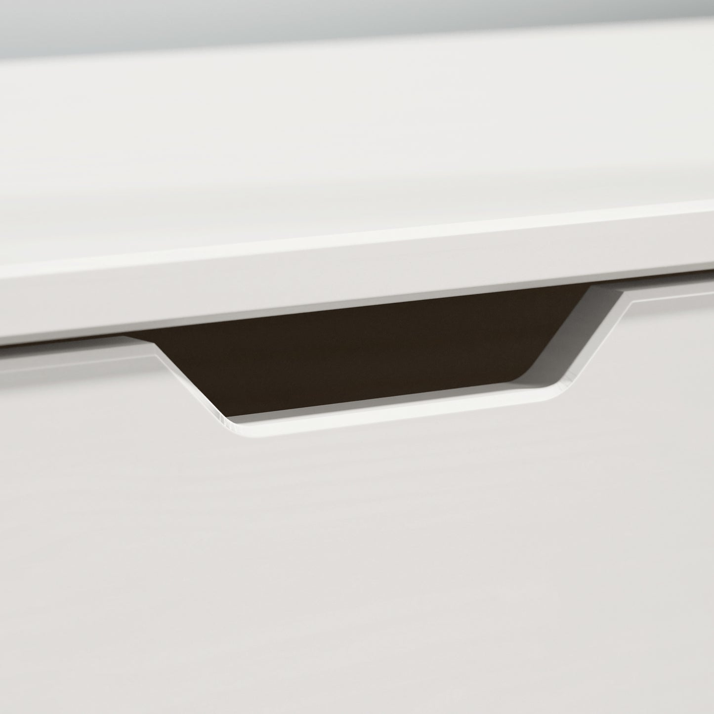 Borneo Meuble TV - Pin certifié FSC® - 140x42x40 Blanc