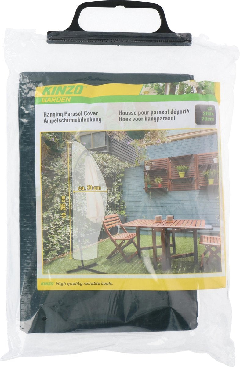 Kinzo Garden housse de parasol - 265 x 70 cm - pour parasol suspendu - polyester