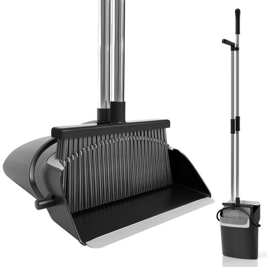 Avalo Pelle et Brosse avec Poignée Longue - Ajustable 87-127cm - Dents de Nettoyage Intégrées - Noir