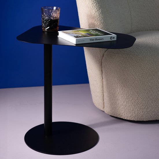 Spinder Design Table d'appoint NOORA - Noir - 50 High - Acier