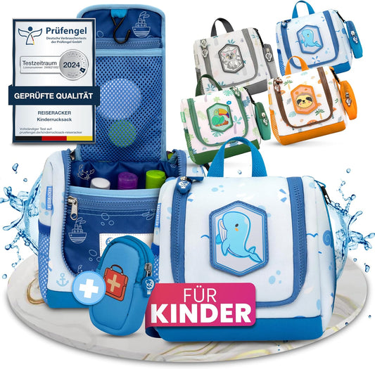 REISERACKER Trousse de toilette pour enfants - bleu