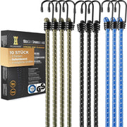Kit d'extensions Heldenwerk - 10 pièces - Très résistant - Réfléchissant - Résistant aux UV - Résistant aux intempéries - Noir