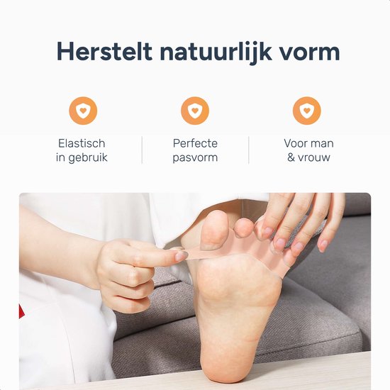Alyze Toe Spread Silicon - 2 Pieces - Hallux Valgus Corrector - Toe Protector - Toe Spreaders - Toe Corrector - Hammer Toe Brace - Personal Care