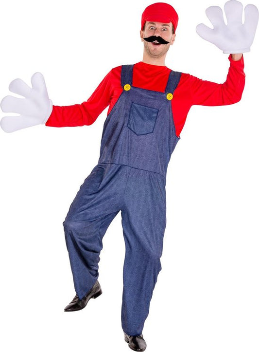 dressforfun - Costume homme super plombier Mario XL - déguisement costume halloween déguisement carnaval déguisement carnaval déguisement carnaval - 300041