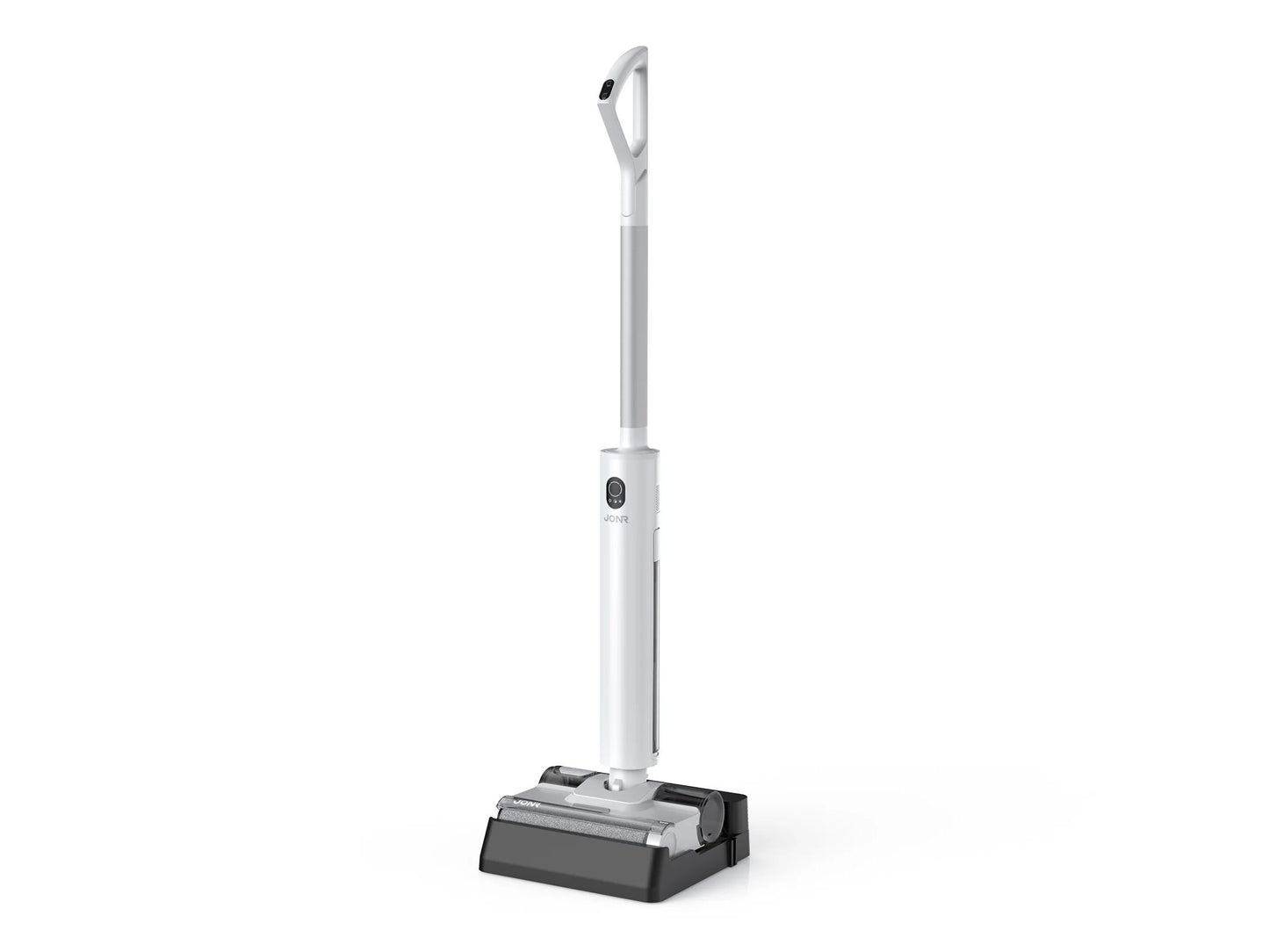 Aspirateur JONR S20 Pro Wet & Dry avec station d'accueil – Conception à 180° pouvant se poser à plat – Nettoyeur de sols humides et secs – Blanc
