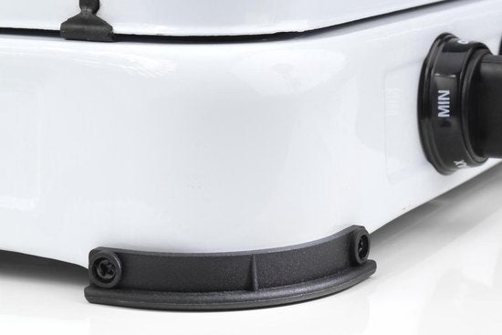 Réchaud de camping Campart KO-6383 - Réchauds de camping à 3 feux – Réchaud à gaz avec brûleur en acier inoxydable - Blanc
