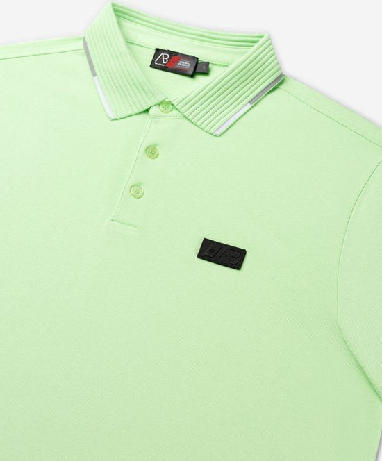 AB Lifestyle - Polo tricolore | Vert Pastel - Homme - Taille : XS