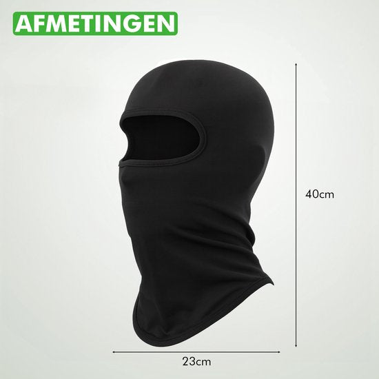 Travelhawk Balaclava - Bonnet pour casque - Cagoule pour moto/scooter - Noir