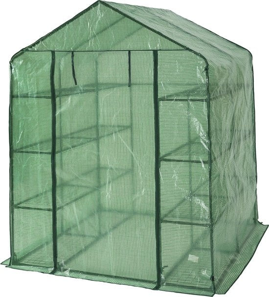 Tectake - Serre de bricolage 143 x 143 x 195 cm - 401860