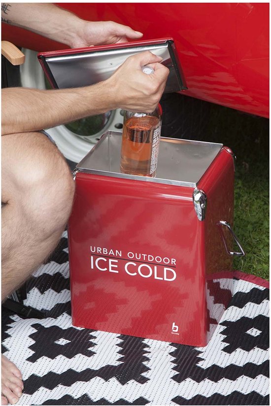 Bo-Camp - Urban Outdoor - Glacière - Greenwich - Rouge - 17 litres