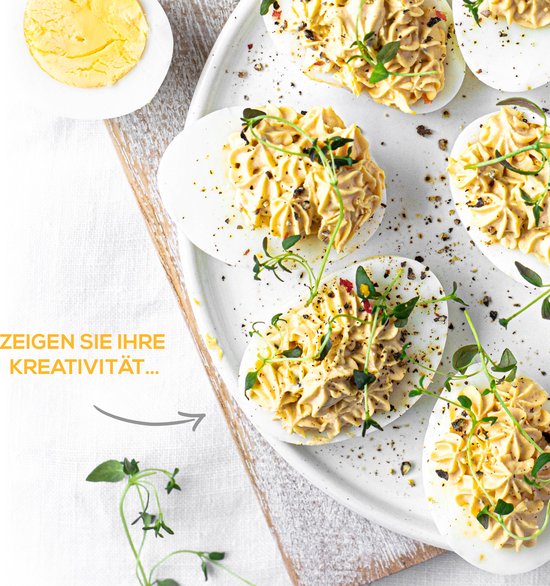 Cuit-oeufs électrique GoodForce - pour 1 à 6 oeufs - avec minuterie et alarme