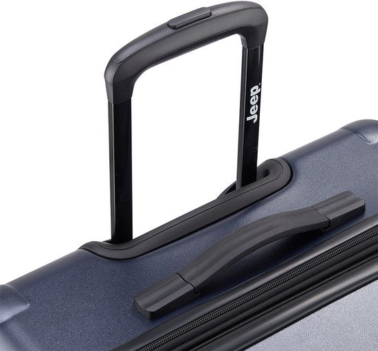Valise Jeep Extra Large 80 cm extensible, couleur Pecoat Navy