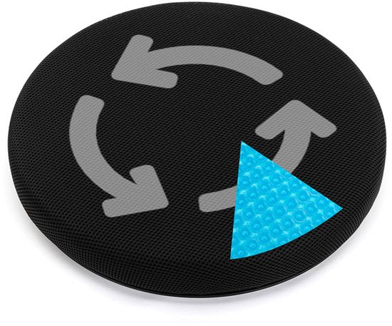 Wellhealth - Coussin rotatif en gel pour toute chaise - 1 pièce