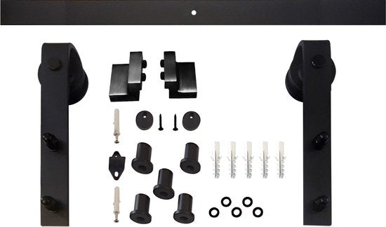 Système de porte coulissante Intersteel Basic noir mat