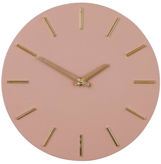 Horloge murale Mica Decorations Brixen - Ø 36 cm - Rose