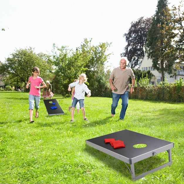 Coast Jeu de Cornhole avec sac de transport - 90 x 60 x 28 cm - Noir