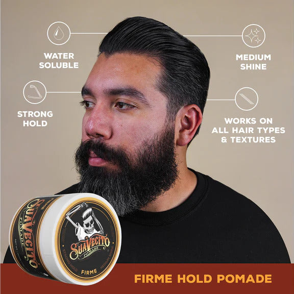 Suavecito Firme Hold Pomade - Brillant et raffermissant