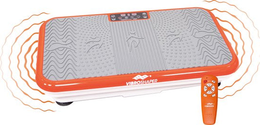 Vibro Shaper - plaque vibrante dotée d'une technologie d'oscillation qui raffermit le corps - Power Plate sollicite tous les groupes musculaires - sangles Power Stretch incluses