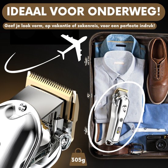 Tondeuse professionnelle sans fil - Tondeuse à cheveux pour hommes - Cheveux - Tondeuse à cheveux - Machine à cheveux pour coiffeurs - Tondeuse à cheveux - Barbe - Tondeuse - Barber Hair Clipper - Barber Trimmer - Hairdresser's Kit
