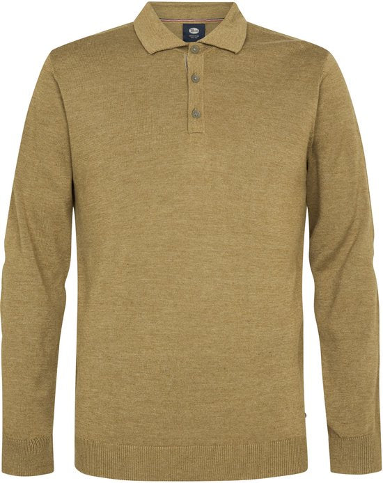 PETROL INDUSTRIES - Polo en maille pour homme - M-3050-KWC204 - 7146 Beige