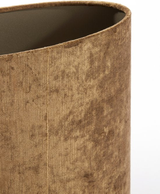 Light & Living Abat-jour Gemstone - Bronze - 38 x 17,5 x 19 cm -