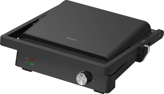 Tomado TGC4002B - Grand gril de contact - Gril de table - Surface de gril : 28 x 23 cm - Température réglable - Dispositif de grillage - Sans PFAS - 2000 W