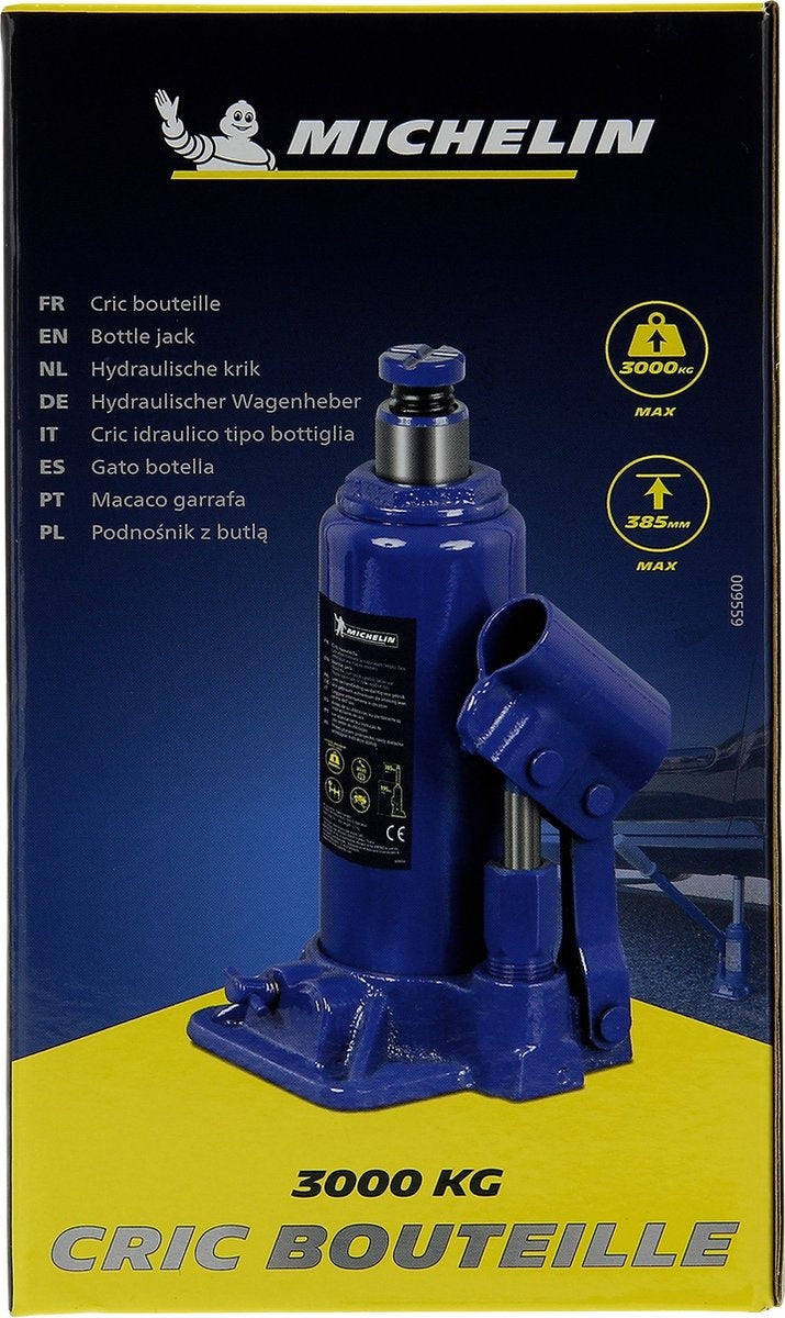 Cric Pot Michelin - Cric hydraulique - Capacité de levage 3T