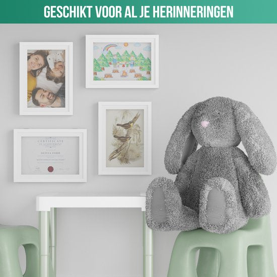 Cadre d'échange A4 21x30 cm bois blanc