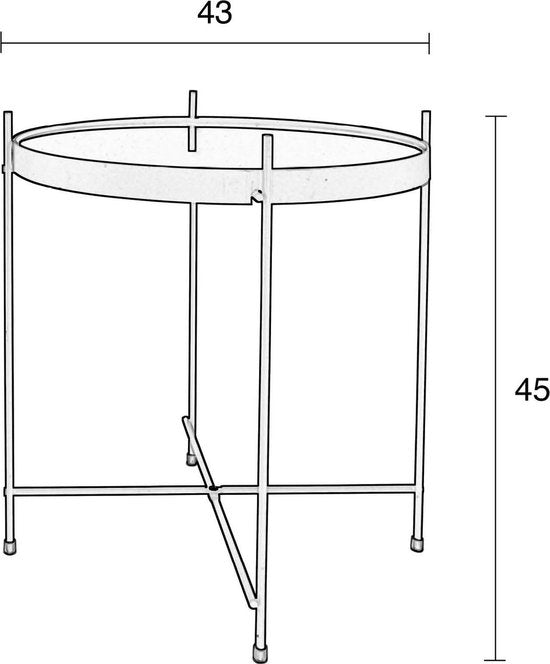 Zuiver Cupid Side Table Gold