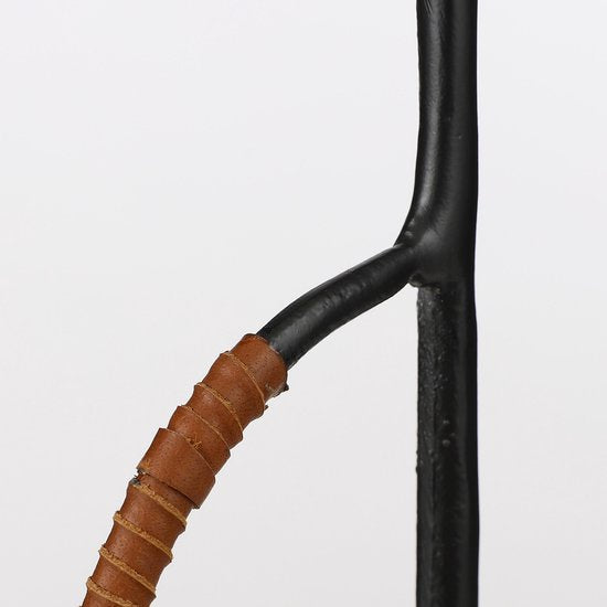 Casa Vivante Turi Chandelier - H48,5 x Ø13,5 cm - Aluminium - Noir