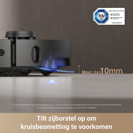 Dreame X40 Master - Robot aspirateur avec fonction de lavage - Station de recharge compacte sans les mains - Technologie de lavage innovante - Remplissage automatique d'eau