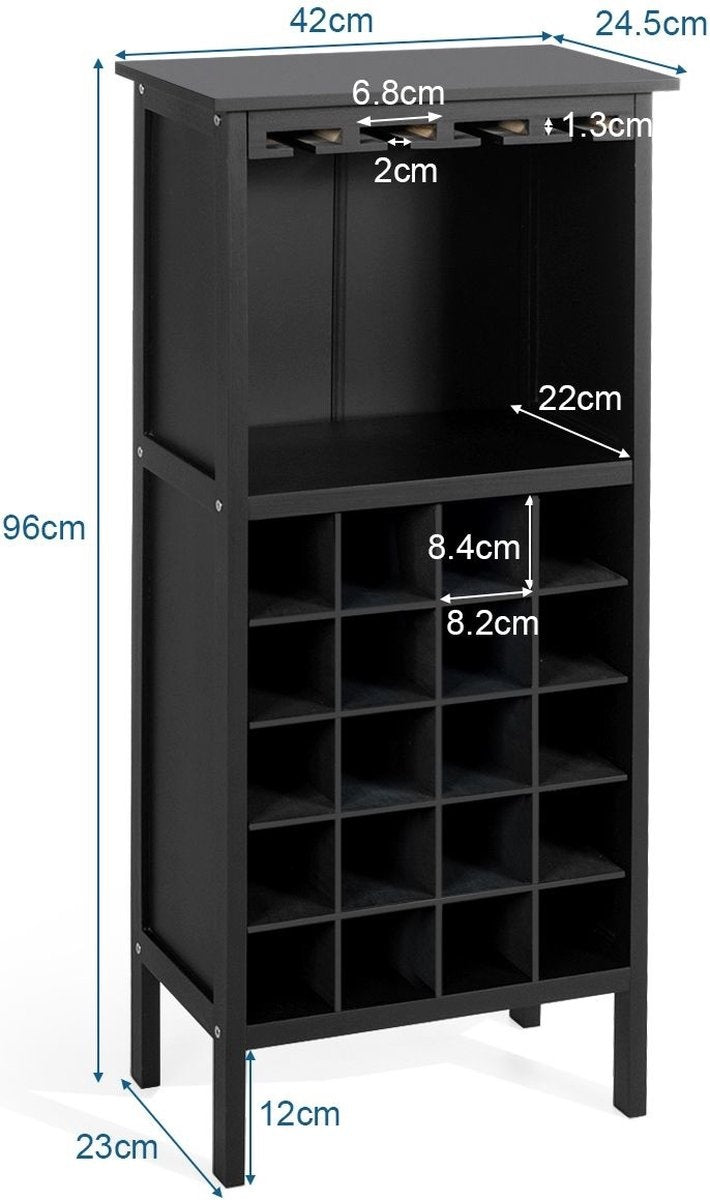 Etagère en bois en bois pour bouteilles de vin ? Etagère en bois pour bouteilles de vin style colonial noir