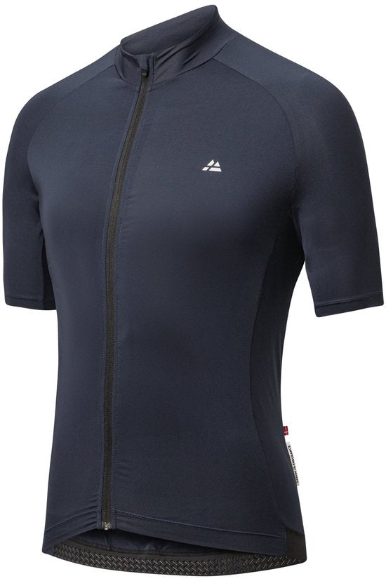 DANISH ENDURANCE Maillot cycliste homme - Chemise cycliste - Manches courtes - Séchage rapide - Bleu marine - Taille M