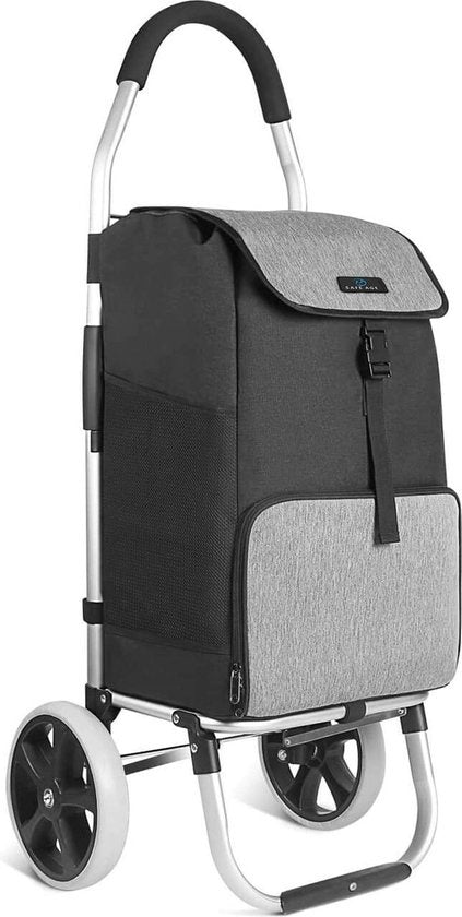 Chariot de courses - Safe Age - Caddie à roulettes Pliable - Compartiment Isotherme