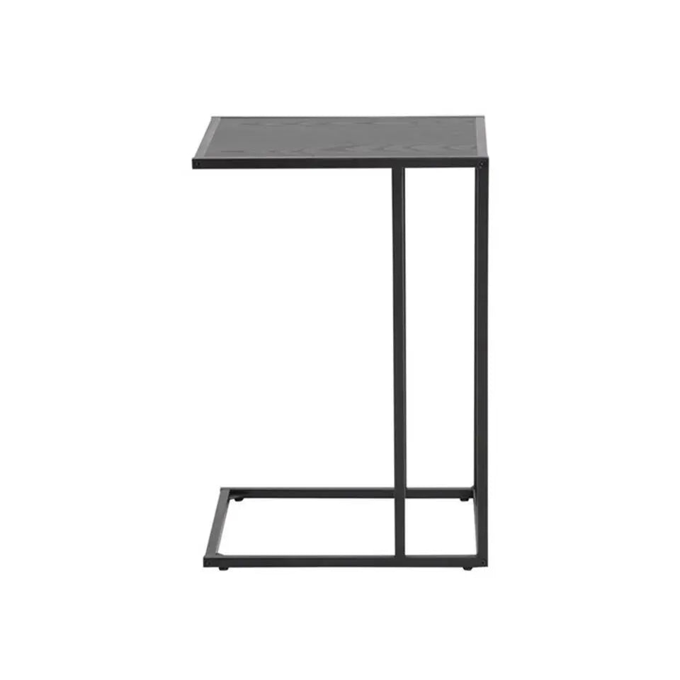 Petite table d'appoint en bois Lisomme Vic - 43 x 35 cm - Noir
