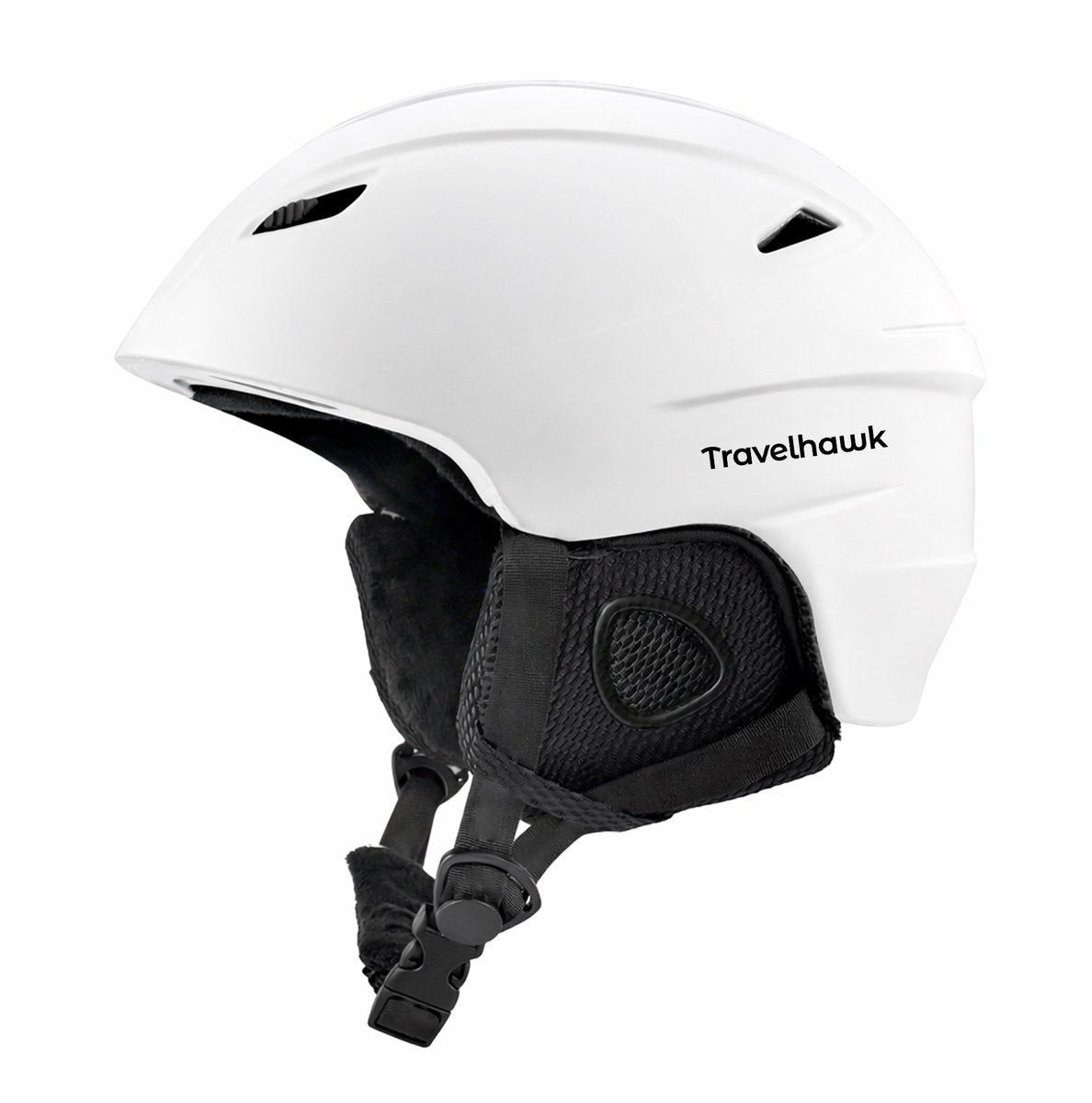 Casque de ski et de snowboard Travelhawk unisexe - Noir - S/M et L/XL
