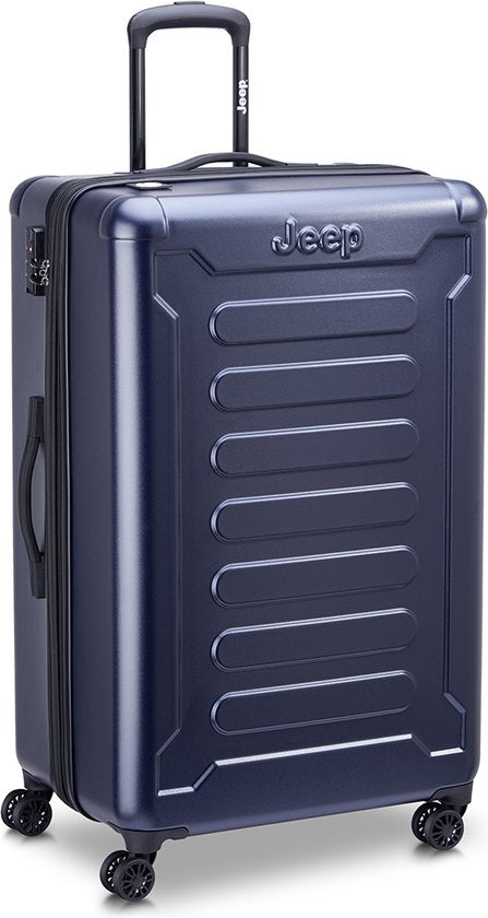Valise Jeep Extra Large 80 cm extensible, couleur Pecoat Navy
