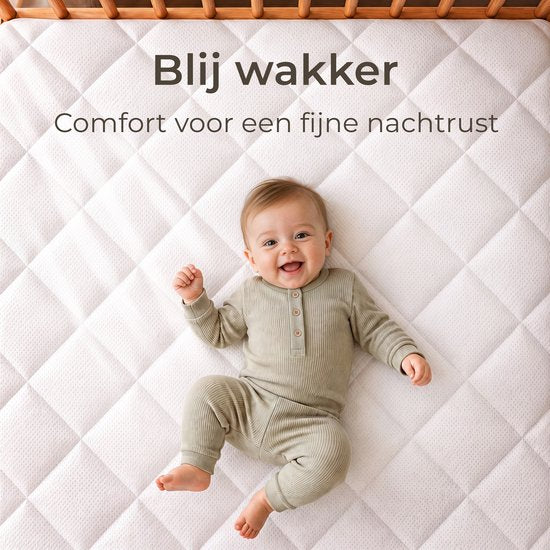Matelas pour bébé CozySense® 70 x 140 cm – Matelas pour lit bébé – Matelas pour bébé – Coton respirant – Housse amovible – Certifié OEKO-TEX® et CertiPUR-US® – 10 cm