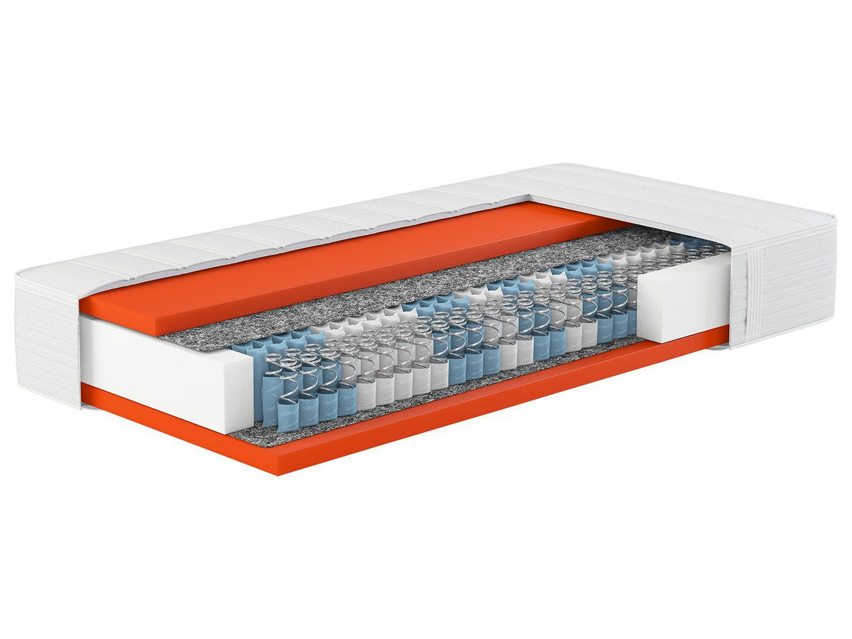 Hn8 Sleep Systems Dynamic - Matelas à ressorts ensachés 7 zones - blanc - moelleux - 160x200