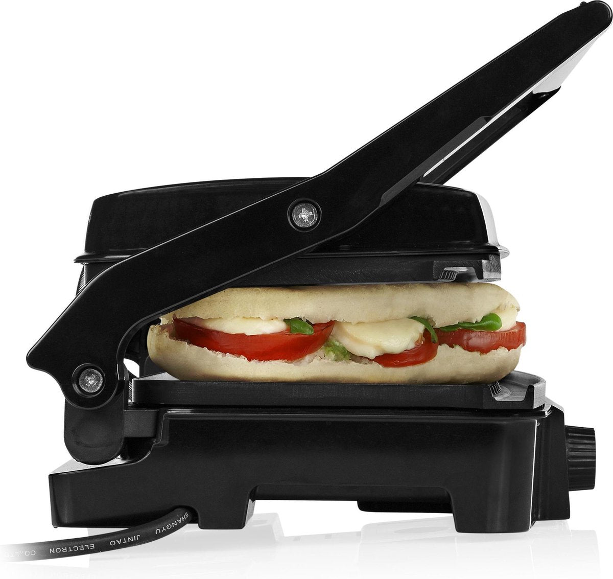 Grill de table Tristar PD-4958B - 1 000 W - 23 x 14,5 cm - Noir