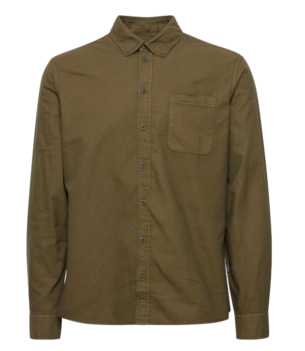 Blend Shirt Oxford Forest Night - Hommes - Coupe régulière