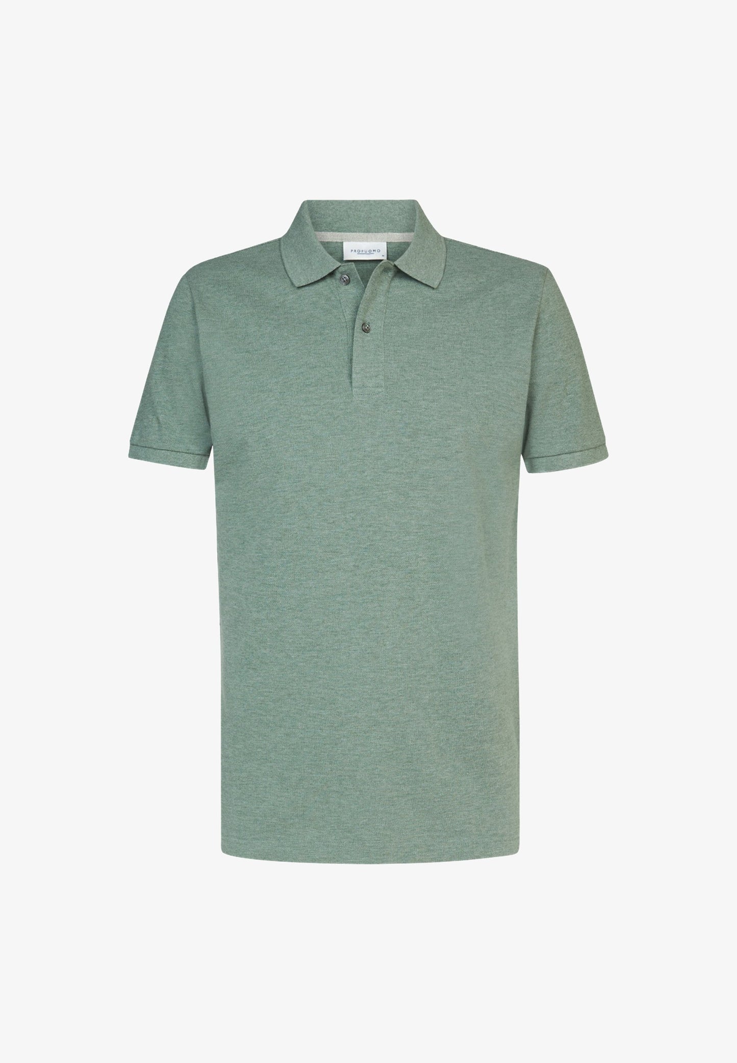 PROFUOMO Polo Homme - Manches courtes - Vert - Taille XXL - Regular Fit - Longueur : Normale
